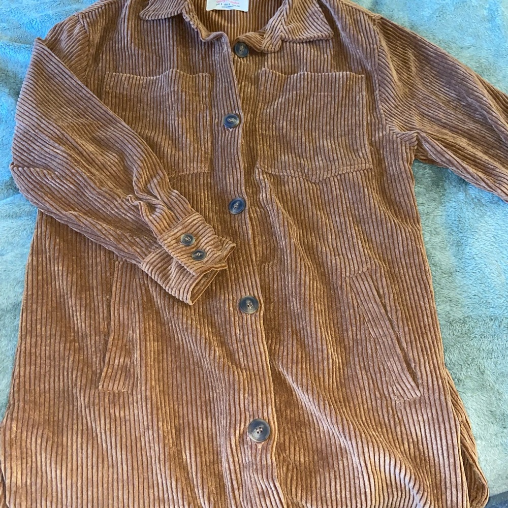 Ashley By 26 International Tan Corduroy Jacket